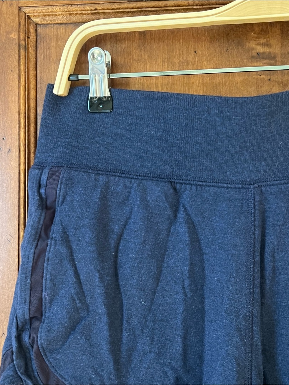 NWOT Athleta Breathe shortie shorts | Set of 2 | Navy & Heather Gray | Size S - Picture 7 of 17
